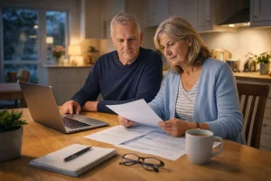 A Couple Reviewing 2026 Pension Age Change