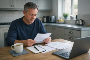 A guy reviewing the Cost of Living for 2026