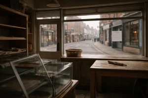 Bennetts closed bakery on a high street