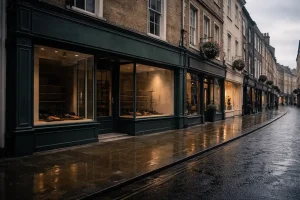 Closed shop of AG MEEK on a high street