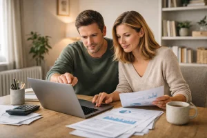 Couples Reviewing the Current Child Tax Credit and Income Threshold Rates