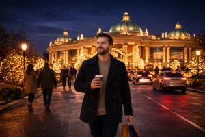 Trafford Centre at Night After Dining