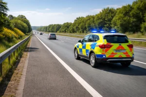 What Happened During the Police Chase Near Preston on the M55