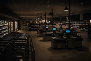 Empty Aisles During Closure