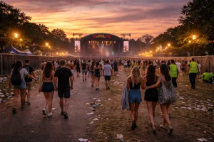 Festival Exit in the Evening