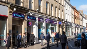 How are other banks responding to the branch closure trend in the UK