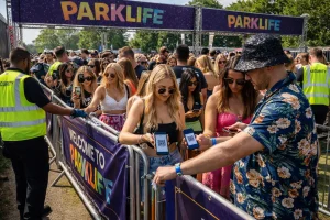Single-Day Ticket Attendees at Entry Gates