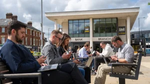 Why is Santander closing branches in 2026 and 2027