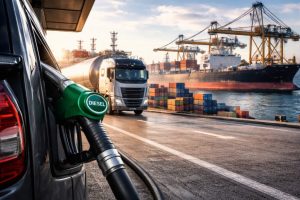Why does the UK rely more on imported diesel