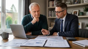 Retiree weighing the benefits and drawbacks of using £500,000 for guaranteed lifetime annuity income versus retaining pension flexibility