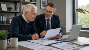 UK retiree reviewing financial protection for a £500,000 annuity provided by a regulated insurer under FSCS protection rules