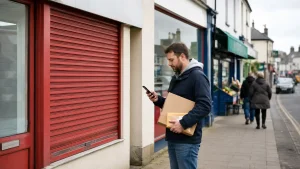 Customer searching for an alternative Post Office after finding the local branch closed.