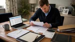 Executor gathering bank records and estate documents to investigate missing money