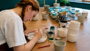Paint Pottery or Join a Creative Workshop