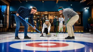 Try Curling at The Flower Bowl