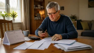 UK PIP claimant budgeting their four-week benefit payment in 2026.