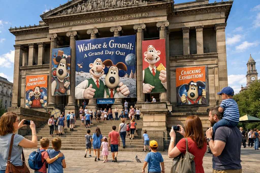 Wallace and Gromit Exhibition in Preston