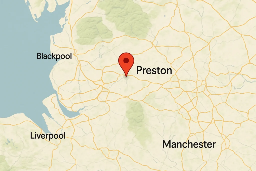Where Is Preston in the UK