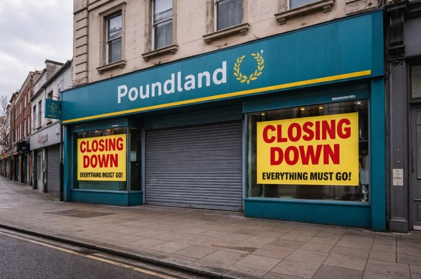 poundland arnold store closure