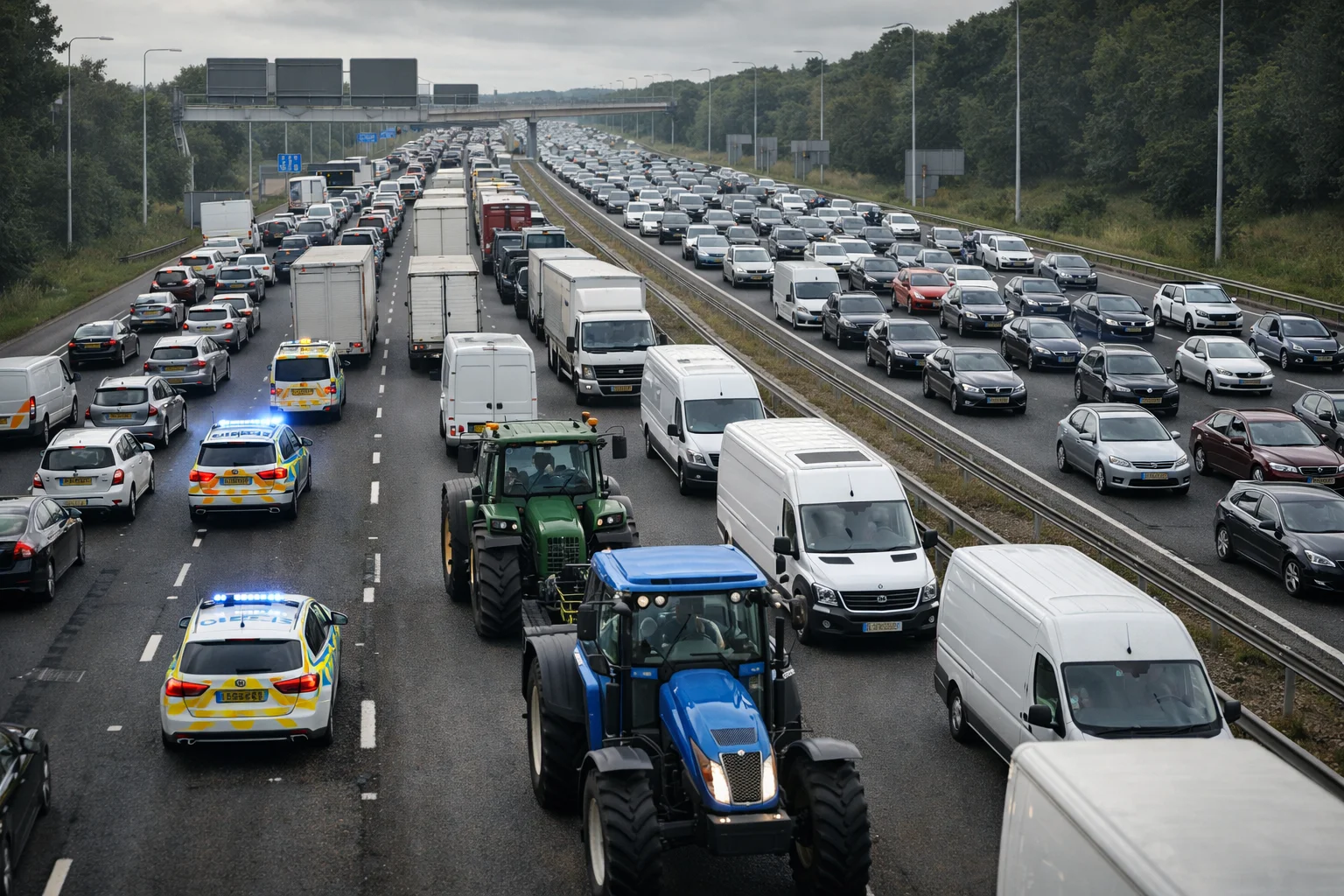 Fuel Protest M6: Traffic Updates and Planned Route Delays