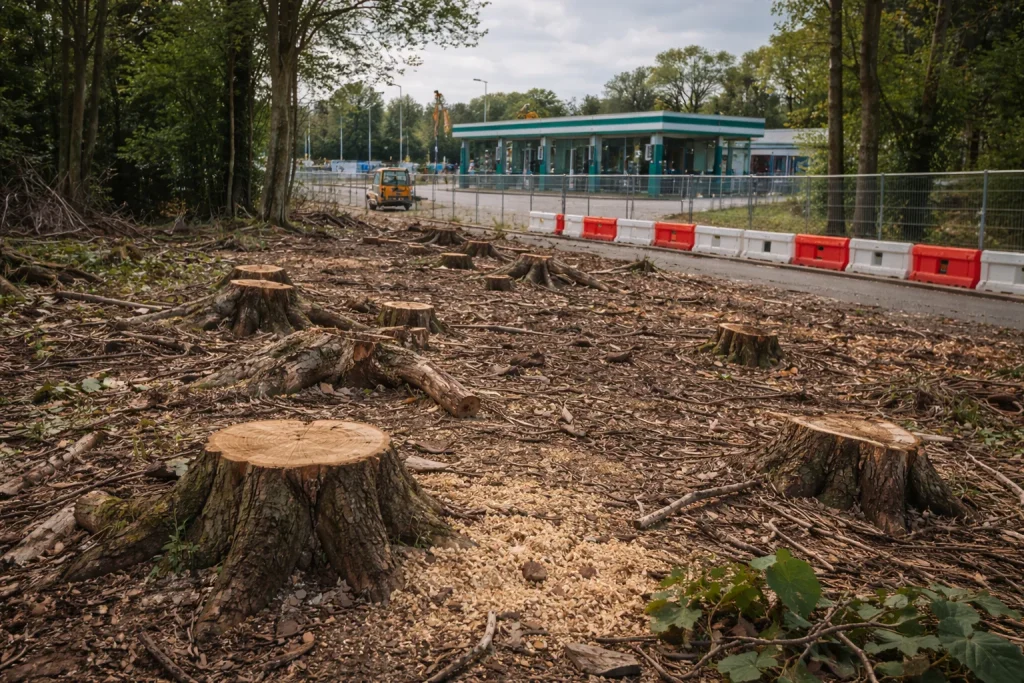 Motor Fuel Ltd Tree Felling Fine