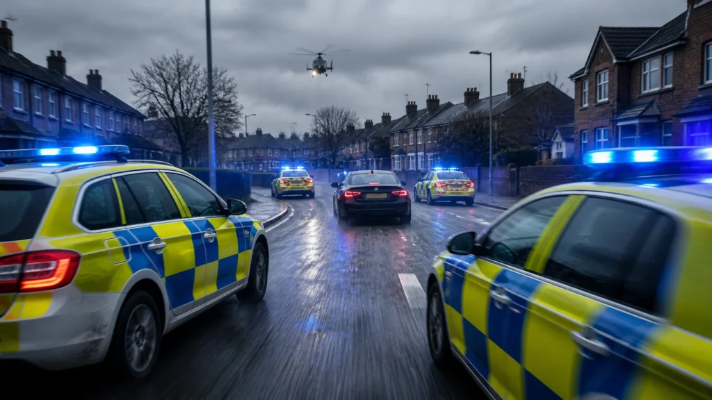 How UK Police Stop Armed Teenagers During High Speed Car Pursuits