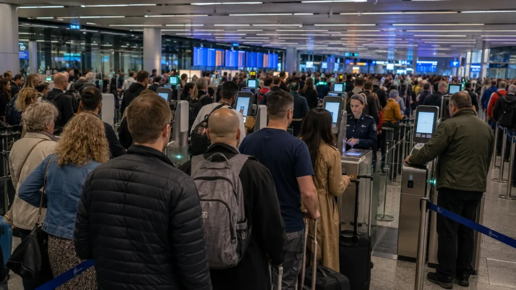 EU Airport Border Check Delays