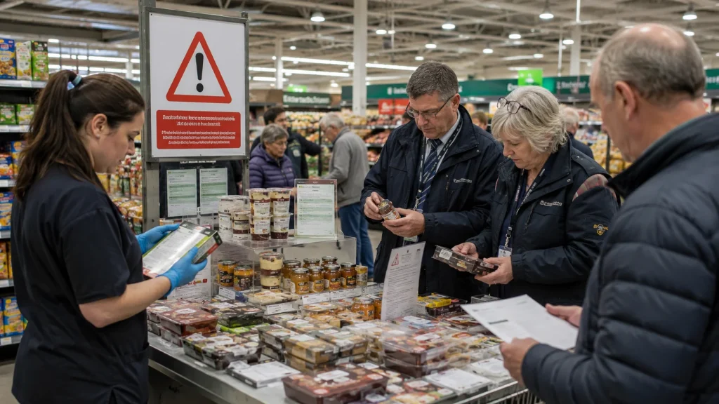 Tesco Waitrose Morrisons Recall Food